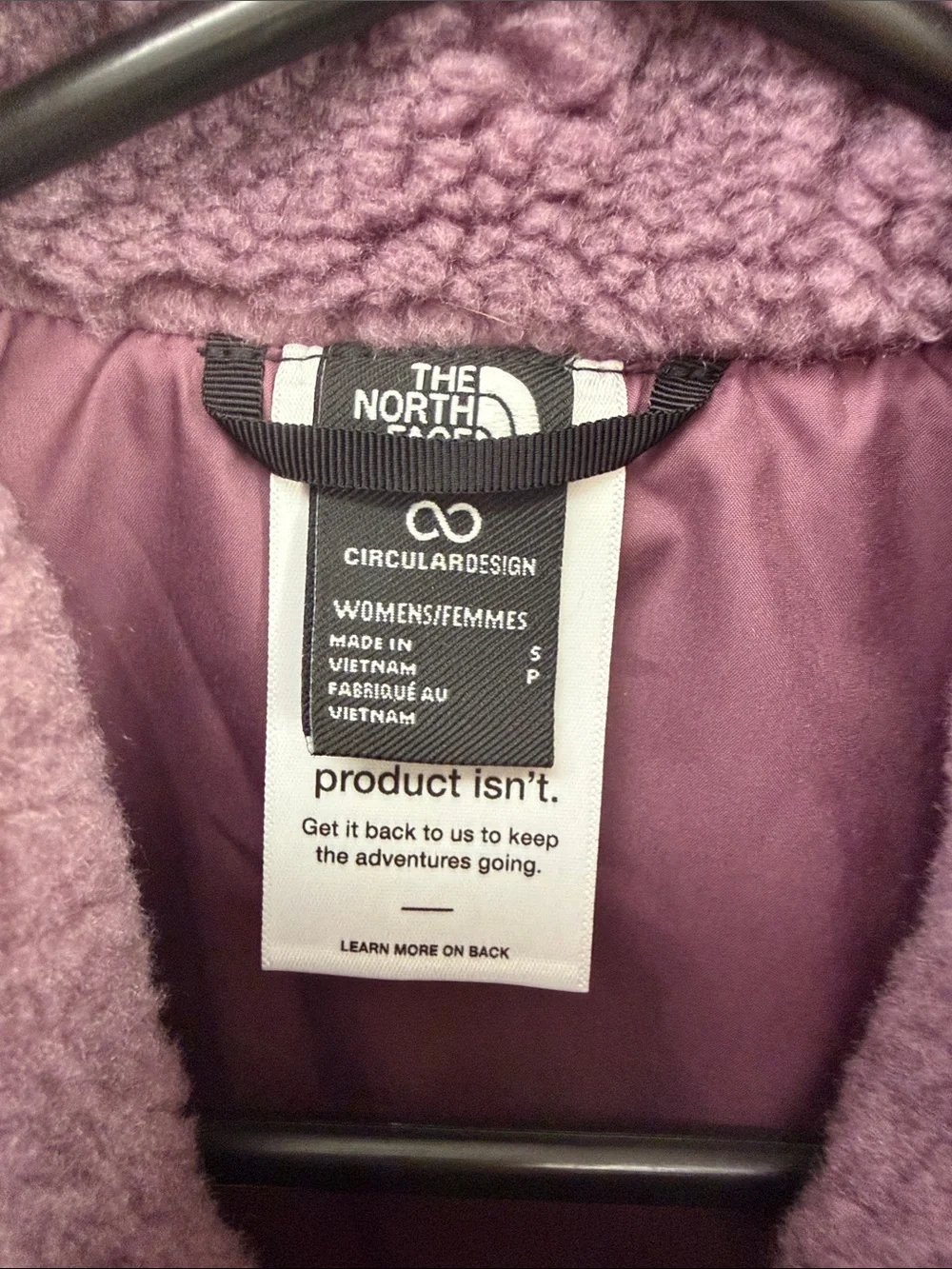 The North Face Women's Quilted Mauve Vest SzS NWT